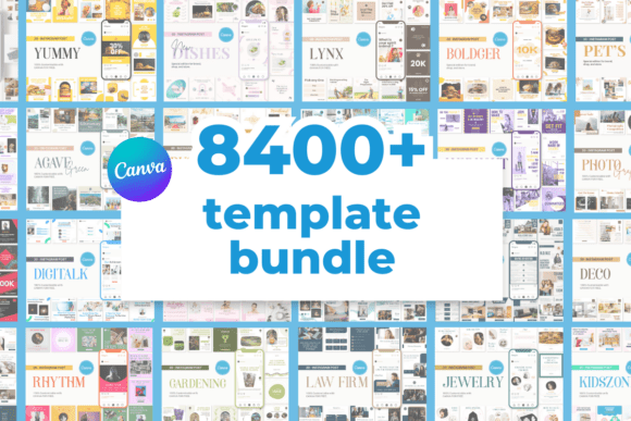 8400+ Social Media Canva Template Bundle