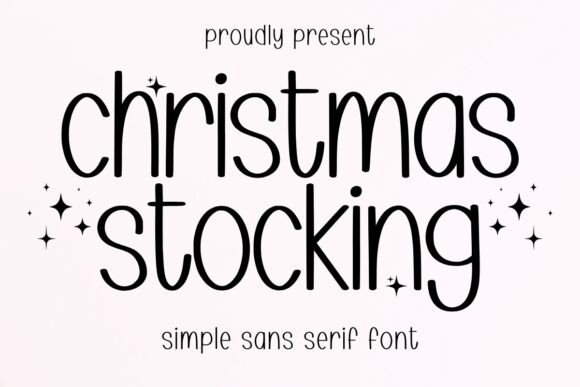 Christmas Stocking Font