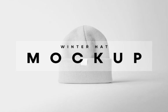 Winter Hat Mockup